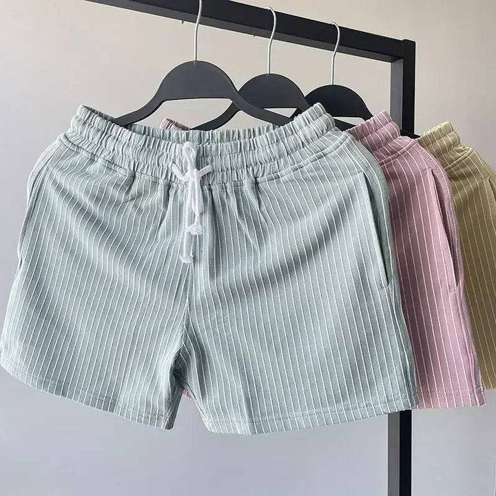 Fletcher | Men's Striped Shorts with Elastic Waist