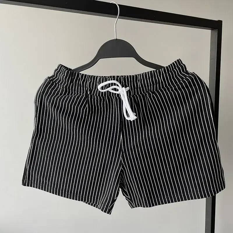 Fletcher | Men's Striped Shorts with Elastic Waist