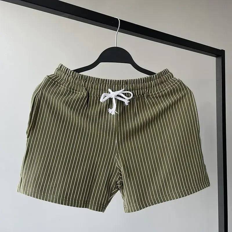 Fletcher | Men's Striped Shorts with Elastic Waist