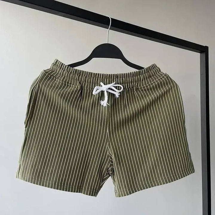 Fletcher | Men's Striped Shorts with Elastic Waist