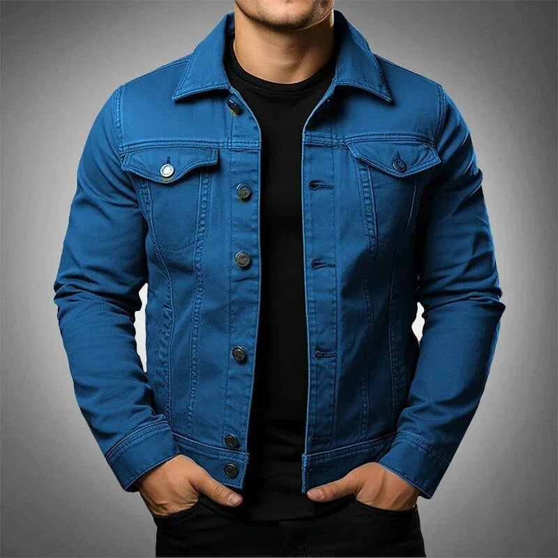 Grayson | Men’s Denim Jacket with a Classic Button Front