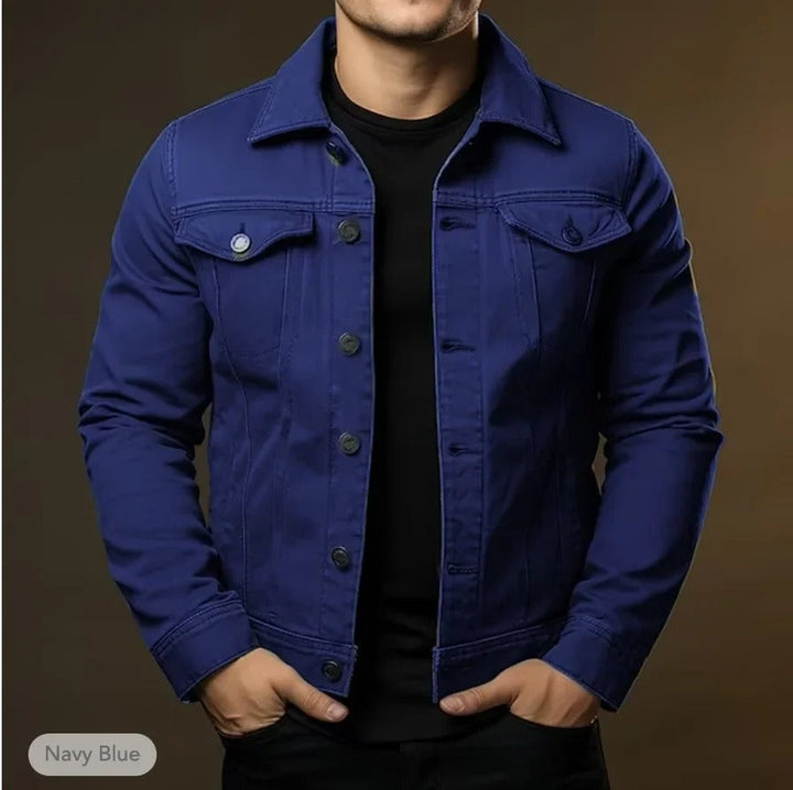 Grayson | Men’s Denim Jacket with a Classic Button Front