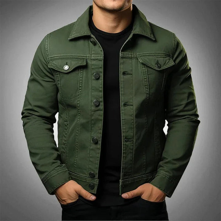 Grayson | Men’s Denim Jacket with a Classic Button Front