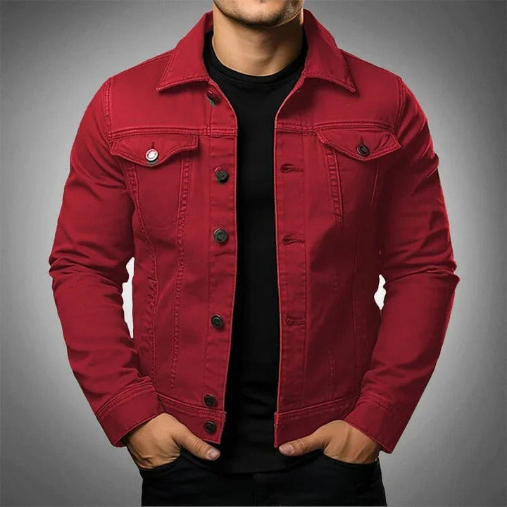 Grayson | Men’s Denim Jacket with a Classic Button Front
