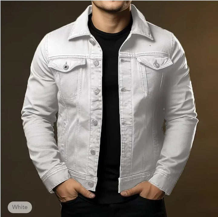 Grayson | Men’s Denim Jacket with a Classic Button Front