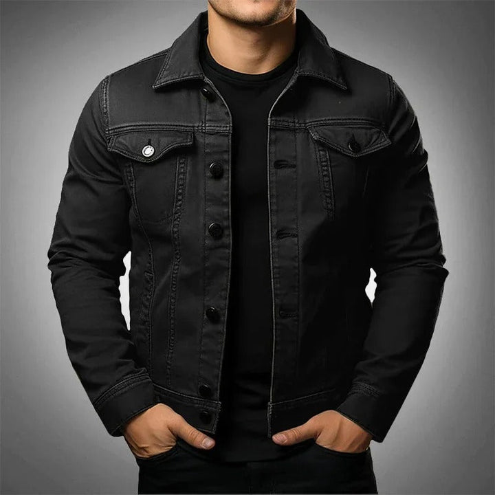 Grayson | Men’s Denim Jacket with a Classic Button Front