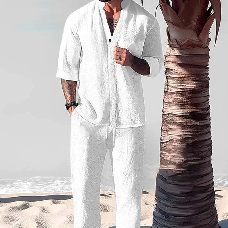 Jenson | Men's Linen Suit for Beach Days