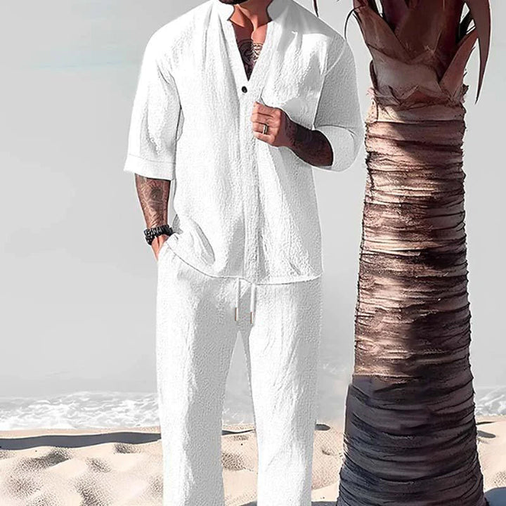 Jenson | Men's Linen Suit for Beach Days