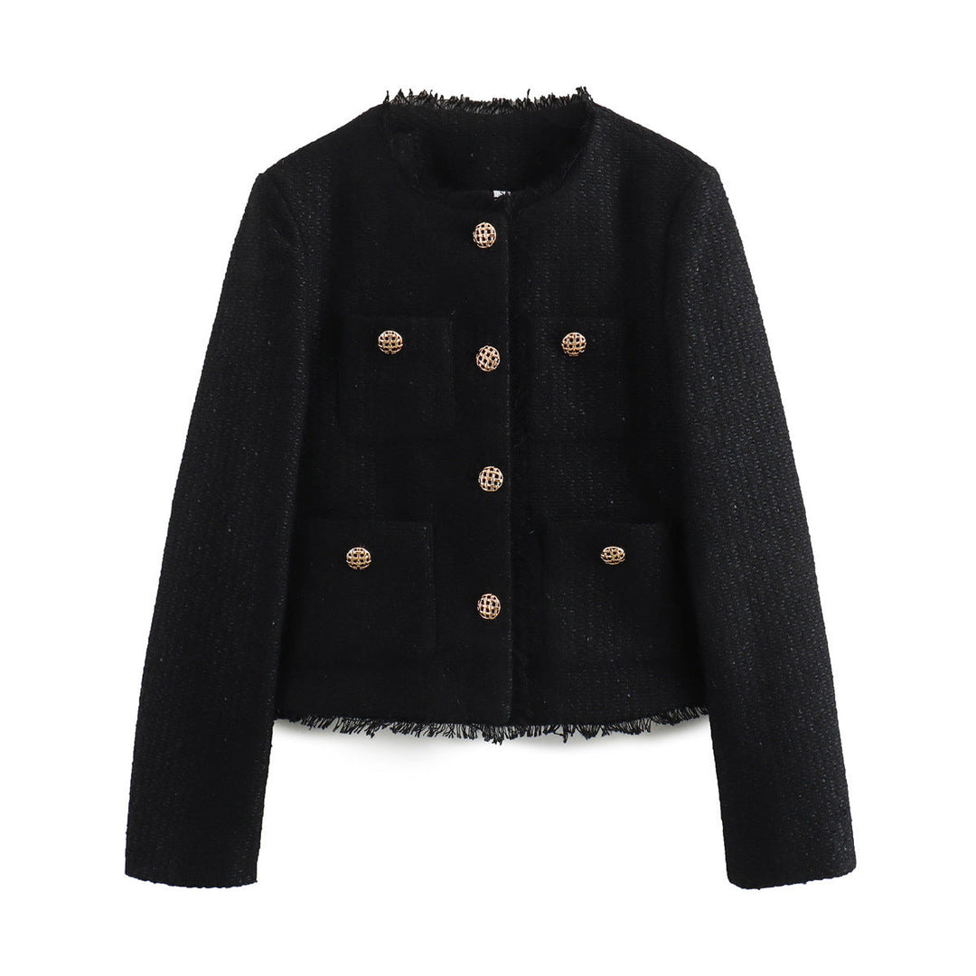 Celina | Women’s Textured Jacket with a Cropped Shape