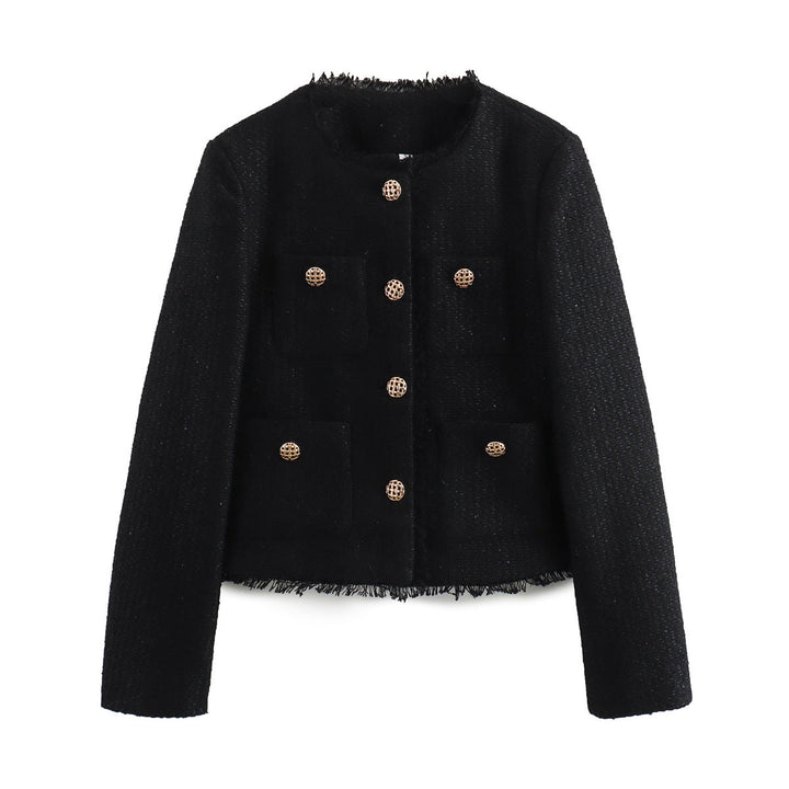 Celina | Women’s Textured Jacket with a Cropped Shape