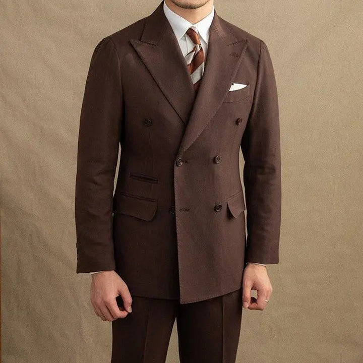 Jenson | Men's Double-Breasted Suit for Timeless Elegance