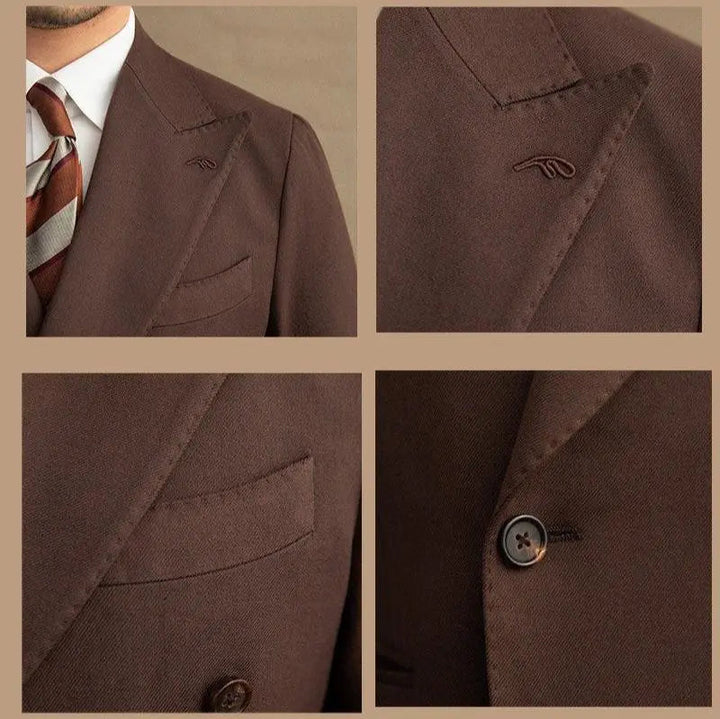 Jenson | Men's Double-Breasted Suit for Timeless Elegance